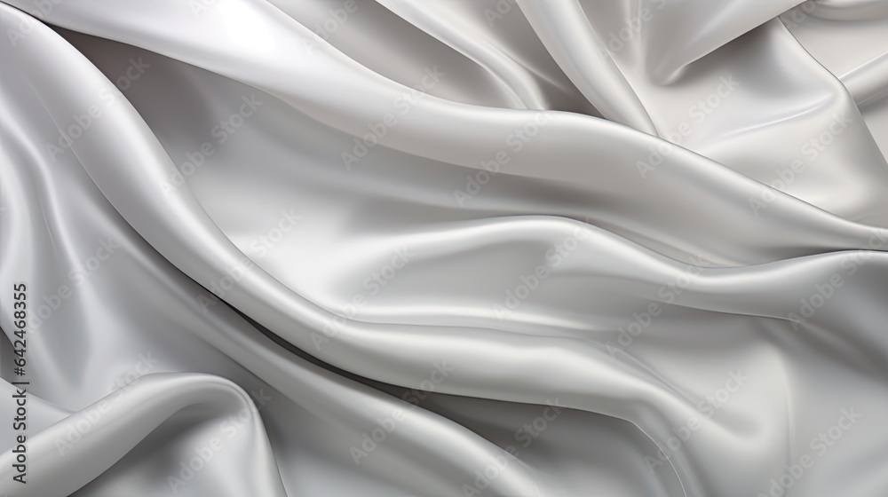 Obraz premium white satin fabric - generative ai