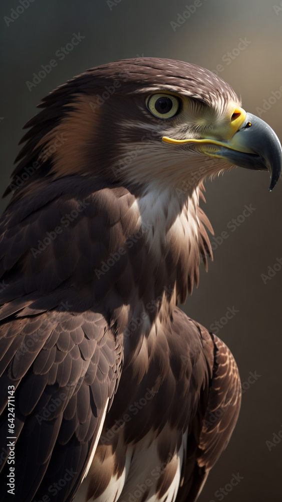 Naklejka premium red tailed hawk