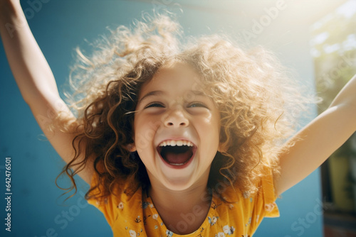 Face girl happiness person cute childhood smile joyful cheerful fun happy portrait