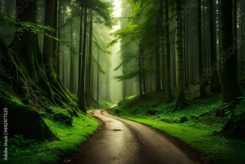 footpath in the forest