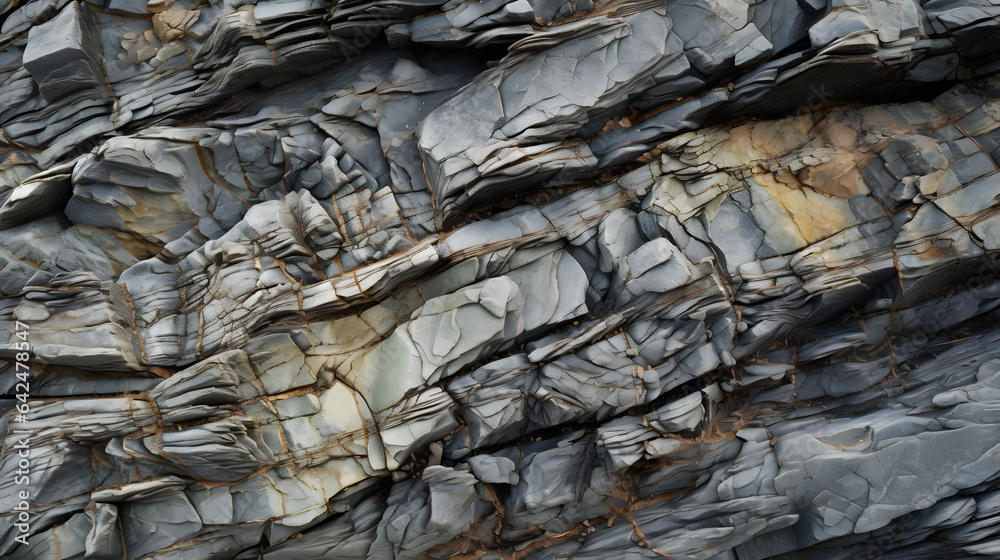 Rough and rugged rock surface with a textured pattern Rough and rugged rock surface with a textured pattern