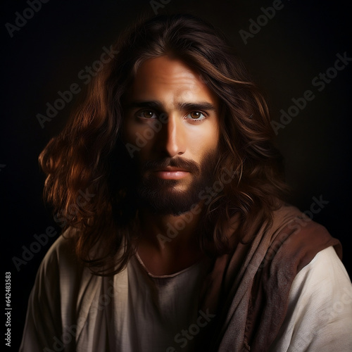 Portret Jezusa Chrystusa z Nazaetu - Boga na ziemi w ludzkiej postaci