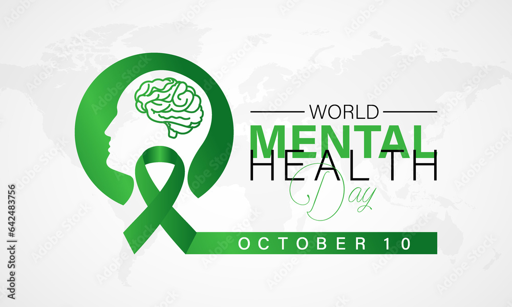 World Mental Health day is observed every year on October 10 .Banner ...