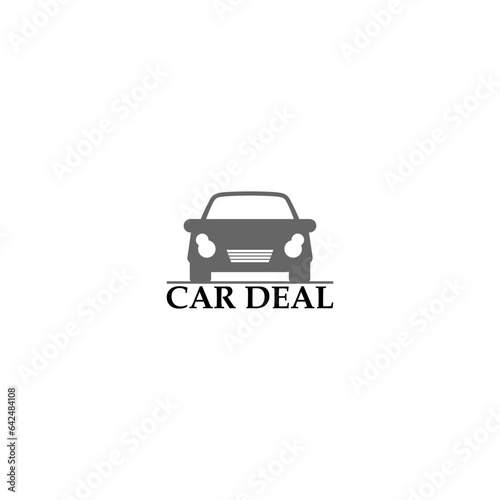 Car deal logo design template. Auto deal logo for car Dealership