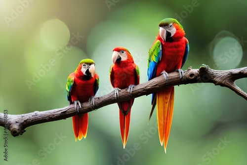 red and yellow macaw © Eun Woo Ai