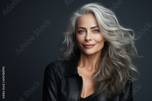 The Art of Timeless Beauty: A Close-up Snapshot of a Mature Woman's Smooth and Healthy Skin 