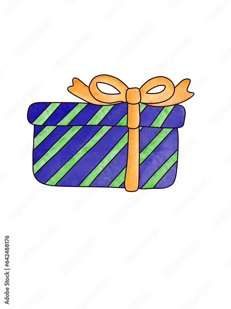 a picture of handmade christmas colour gift