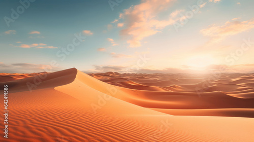 sunset in the desert © basketman23