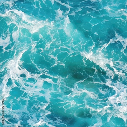 Seamless seawater texture with foam