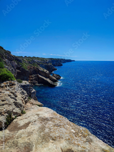 Cliff coast of the sea