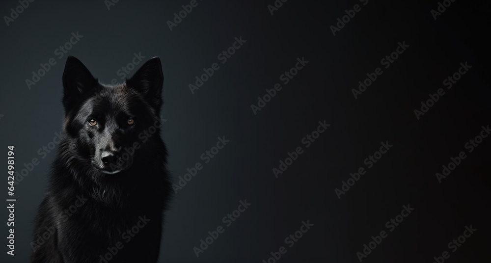 german shepherd dog on black german shepherd dog on black