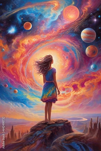 Psychedelic vibrating cosmos