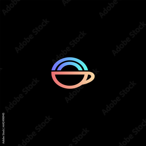 Sun coffe cafe logotype Light Style