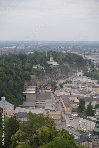 Aerial view of Salzburg, Austria