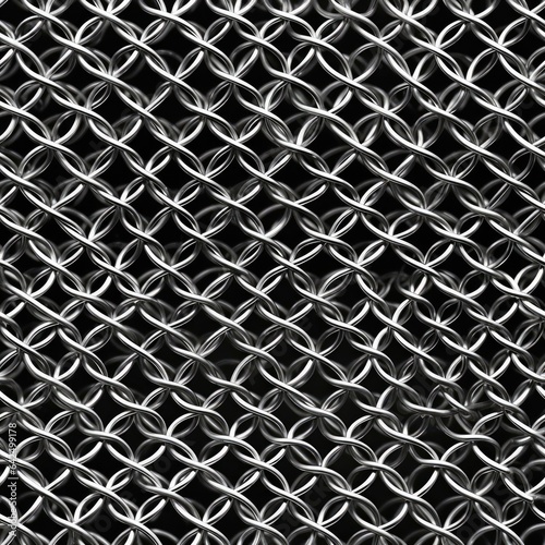 Seamless metal mesh texture