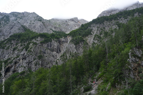 Logarska dolina mountains in Slovenia