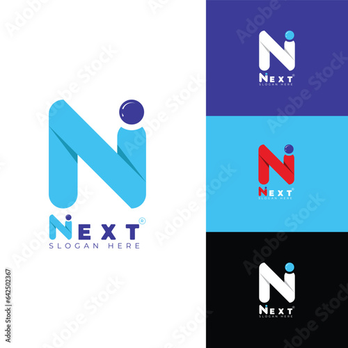 Latter N logo design tempalet  photo