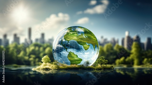 Environmental conservation technology and approaching global sustainable ESG by clean energy and power from renewable natural resources
