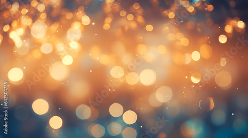 abstract bokeh background yellow gold color