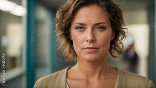 Free Download Frauenportrait bei der Arbeit, gen AI - GFXLoad