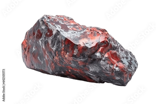 Painite rare precious natural geological stone on a transparent background, png. AI generated.
