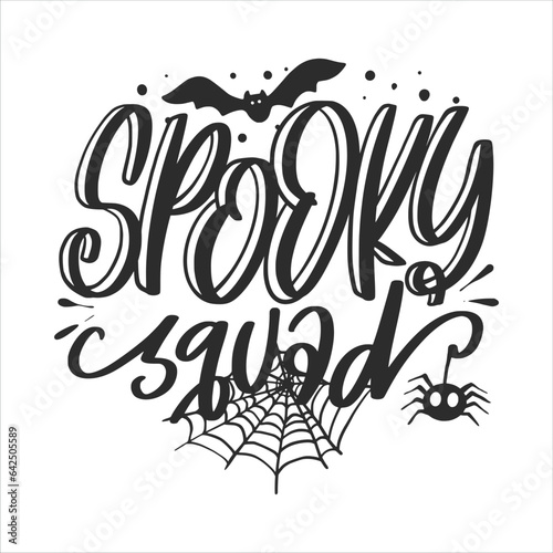 Halloween Lettering Quotes For Printable Posters, Cards, Signs, Tote Bags, T-Shirt Designs, etc. Funny Hand Lettering Halloween
