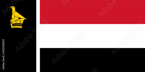 Bild auf Leinwand Flag of Zimbabwe Rhodesia (1979)