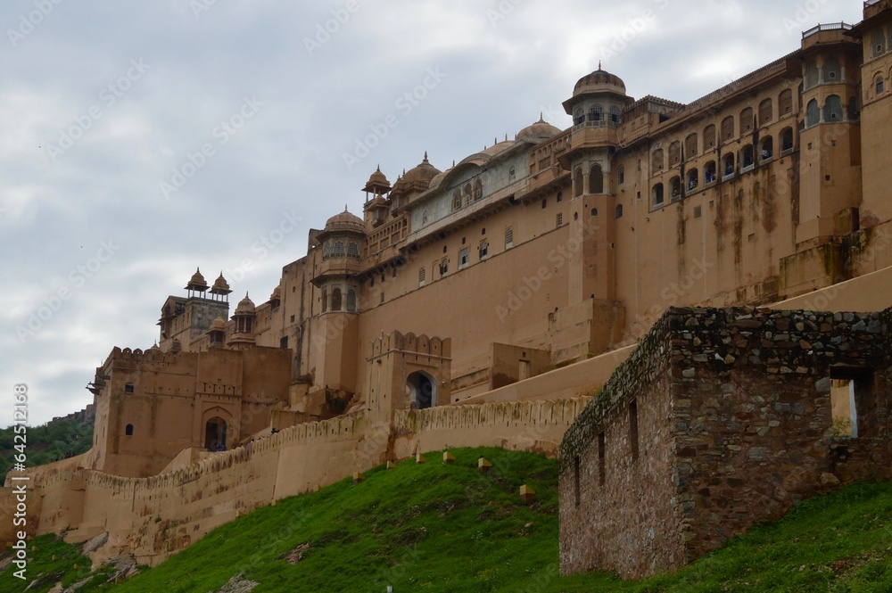 Amer fort in the city Jaipur, Rajasthan, India