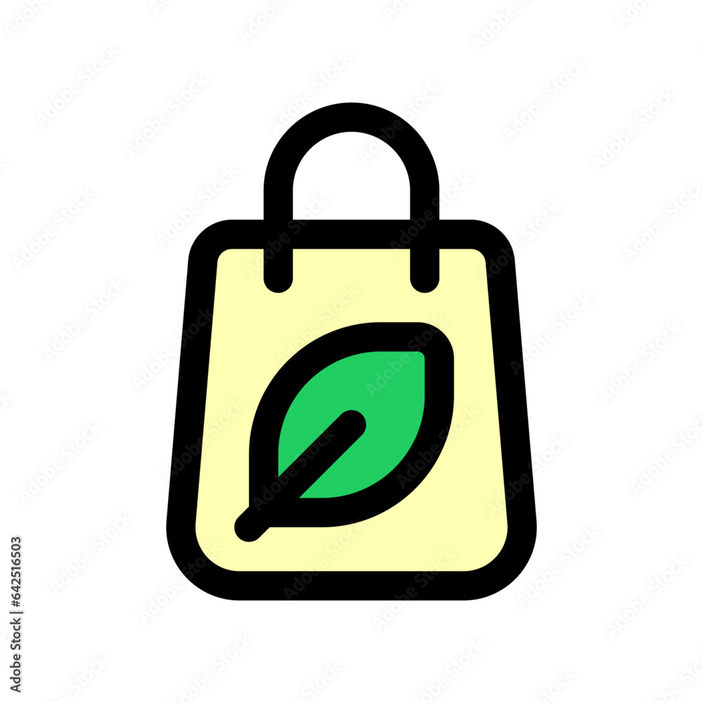 Editable biodegradable, reusable, shopping, paper bag vector icon. Environment, ecology friendly. Part of a big icon set family. Perfect for web and app interfaces, presentations, infographics, etc Editable biodegradable, reusable, shopping, paper bag vector icon. Environment, ecology friendly. Part of a big icon set family. Perfect for web and app interfaces, presentations, infographics, etc