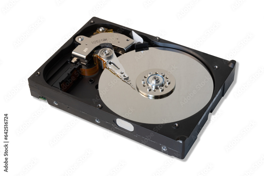 hard disk drive inside isolated hard disk drive inside isolated