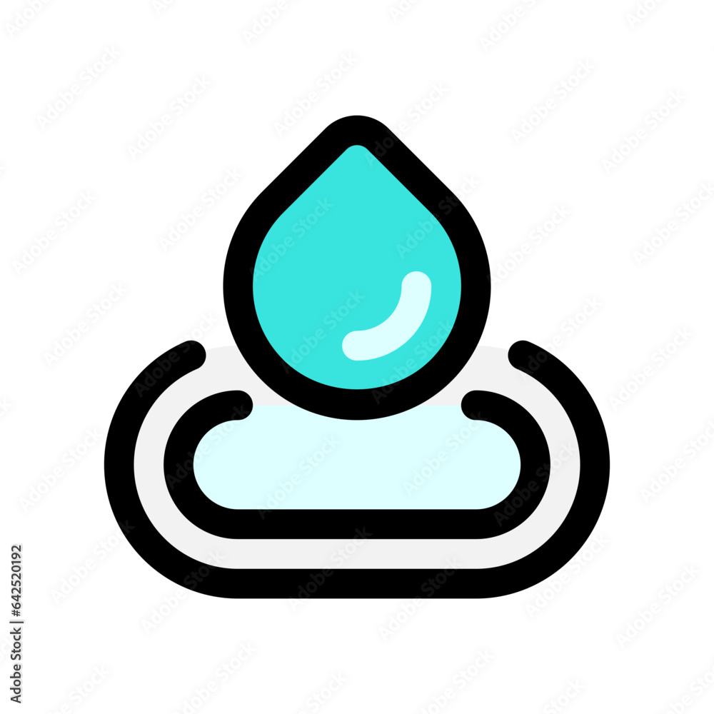 Editable water droplet, hot spring vector icon. Wellness, spa, relaxation. Part of a big icon set family. Perfect for web and app interfaces, presentations, infographics, etc Editable water droplet, hot spring vector icon. Wellness, spa, relaxation. Part of a big icon set family. Perfect for web and app interfaces, presentations, infographics, etc
