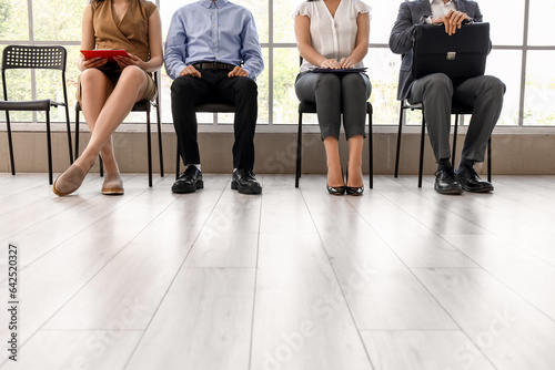 Diverse group of job candid...