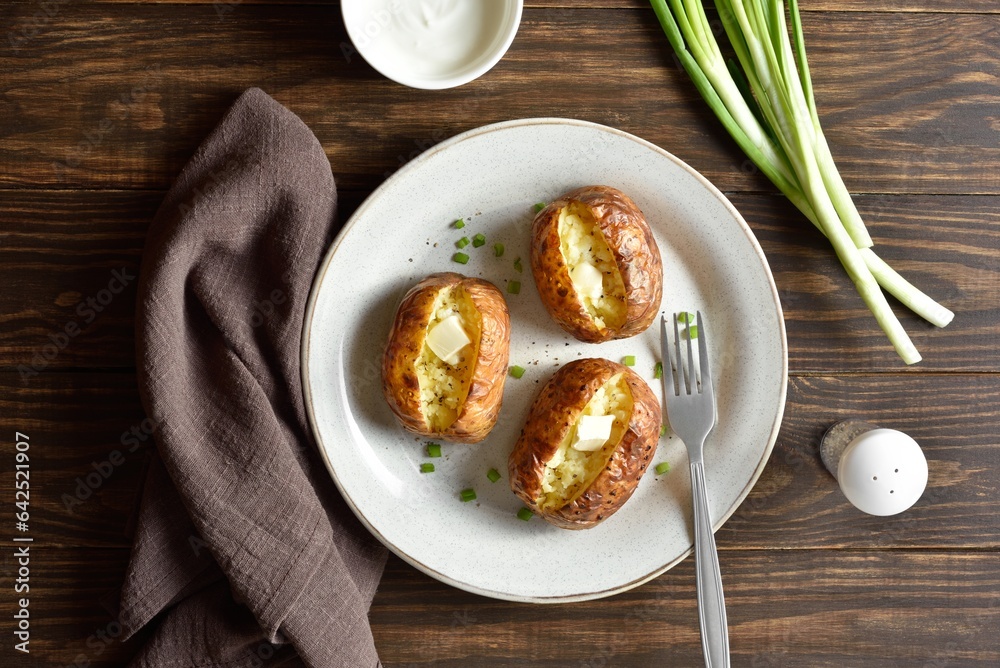 Oven baked potato