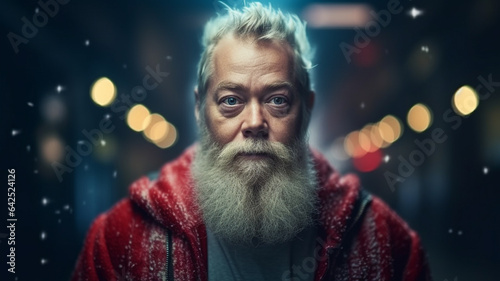 older adult man with a gray...