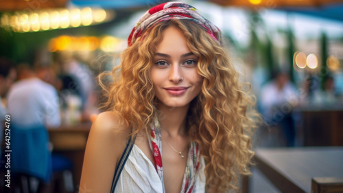 young adult woman, caucasia...