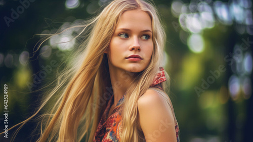 young adult woman, caucasia...