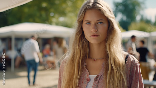 young adult woman, caucasia...