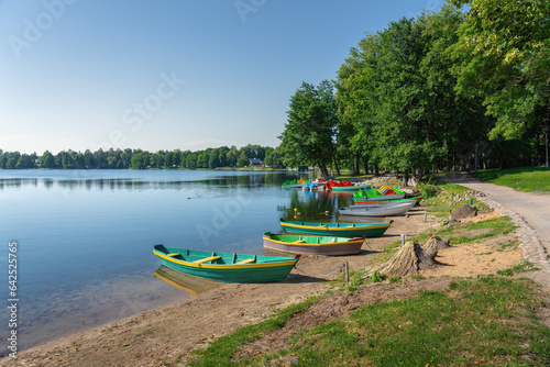 Pedal Boats and Rowboats at Lake Galve - Trakai, Lithuania
