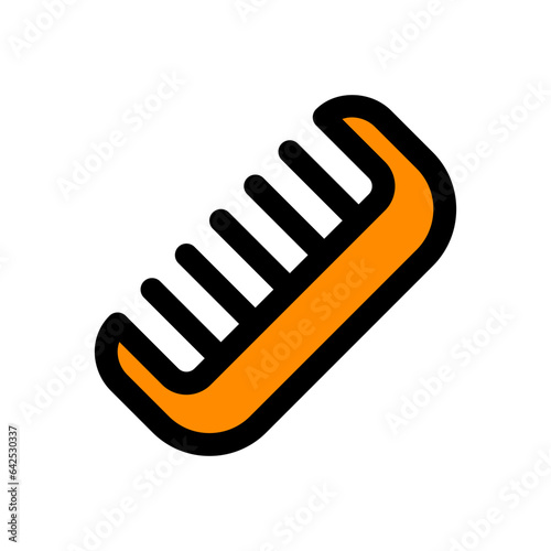 Editable hair comb vector icon. Barbershop, lifestyle, grooming. Part of a big icon set family. Perfect for web and app interfaces, presentations, infographics, etc