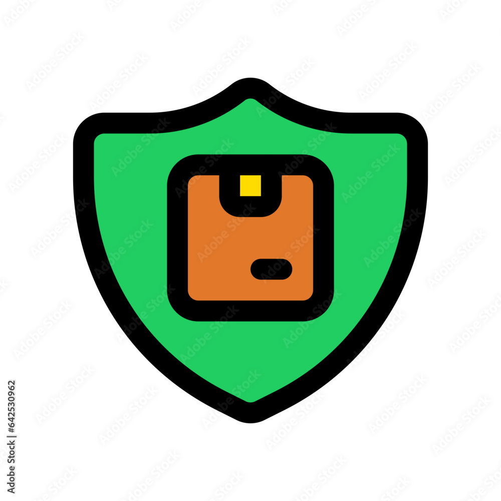 Editable package protection, insurance vector icon. Shipping, delivery, e-commerce, logistics. Part of a big icon set family. Perfect for web and app interfaces, presentations, infographics, etc