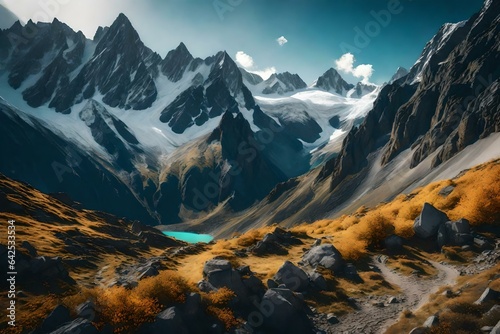 Majestic mountain landscape