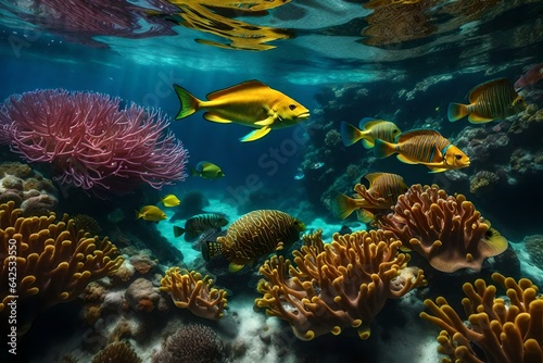 Marvelous underwater sea life © Muhammad