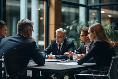 Business People Meeting In Office