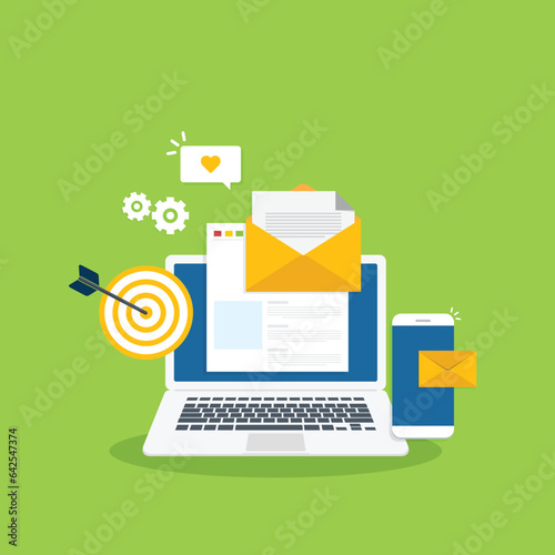 Email and messaging, Email marketing campaign, Working process, New email message 