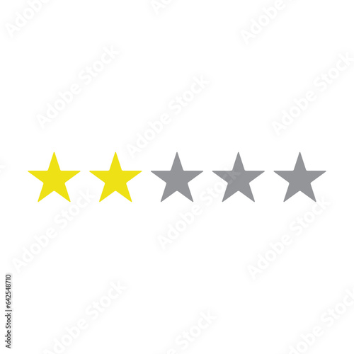 Fototapeta Naklejka Na Ścianę i Meble -  rating star icon vector