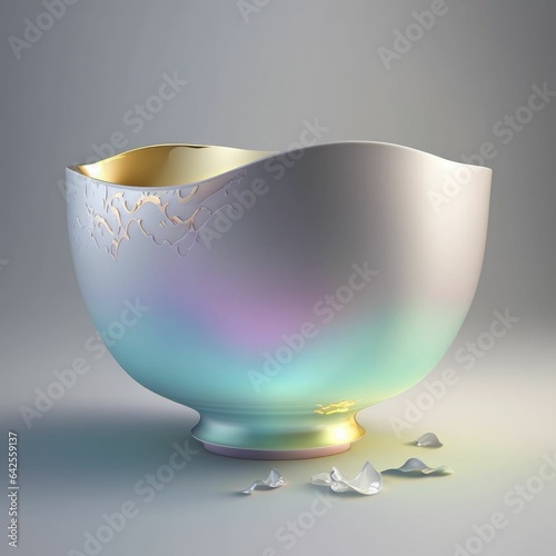 Ruyao Porcelain Style Bowl: A Delicate and Colorful Masterpiece photo