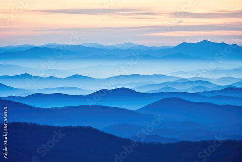 Tranquil Evening in the Blue Ridge Mountains