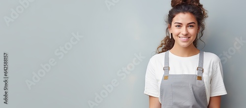 Attractive young lady weari...