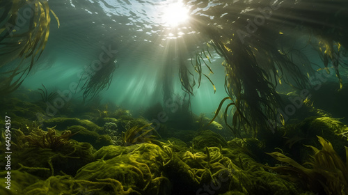 Beautiful underwater wildlife