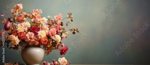 Bouquet of flowers in a vas...